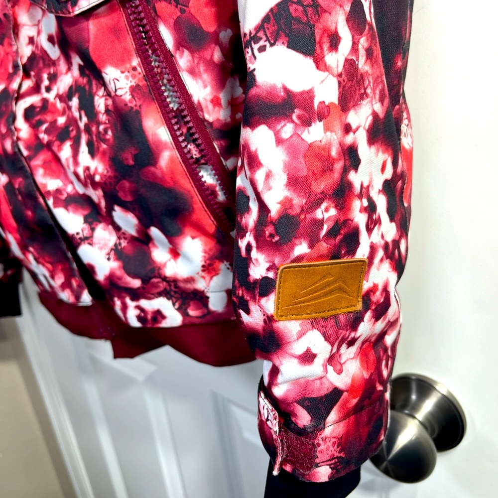 Jupa Snowboard Jacket - Youth Girls (16) - Ski Winter Snow‎ Water Proof Floral - Picture 2 of 7